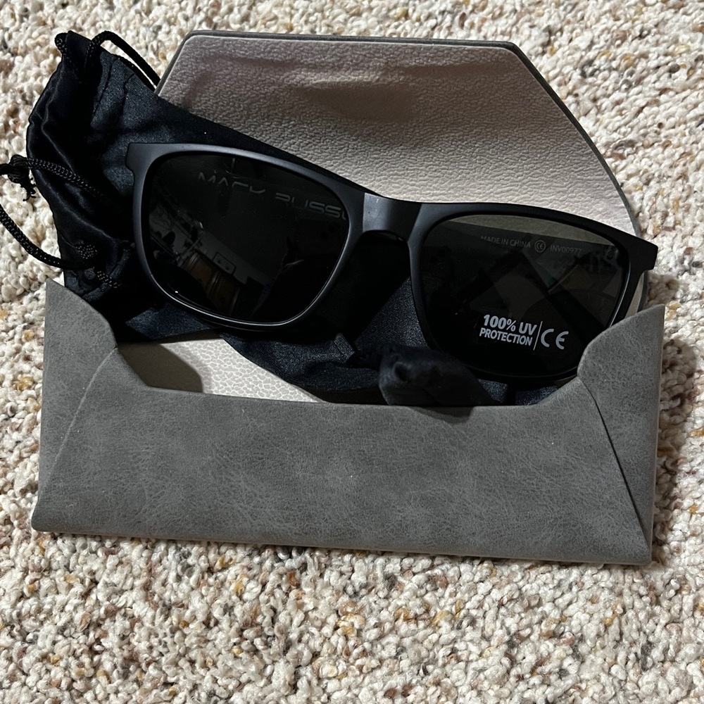 Marc Russo Black Sunglasses